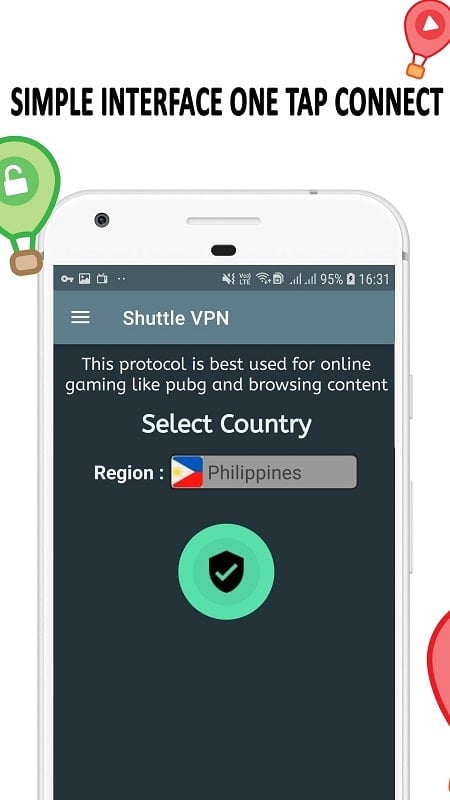 Shuttle VPN Screenshot 1