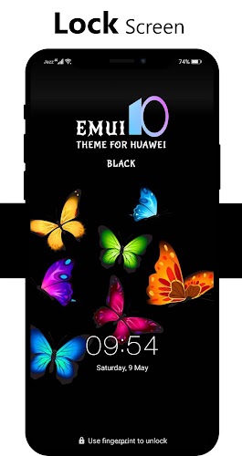 Black Emui Theme for Huawei Screenshot 3