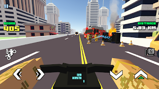 Blocky Moto Racing: Bike Rider Screenshot 14