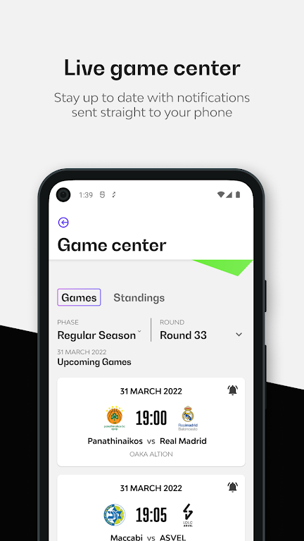 Euroleague Mobile Screenshot 2