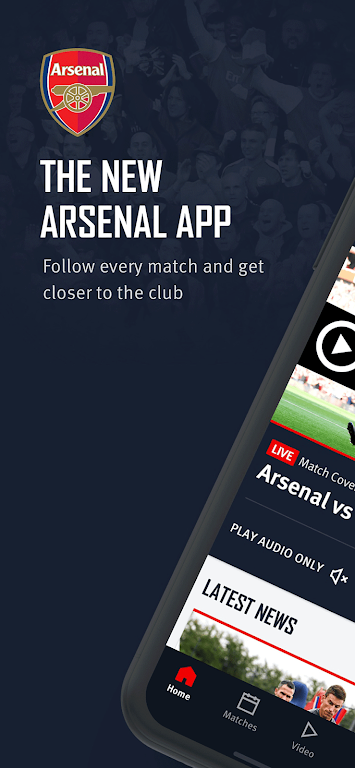 Arsenal Official App Screenshot 1