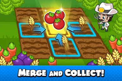 Idle Farm Tycoon - Merge Crops Screenshot 2