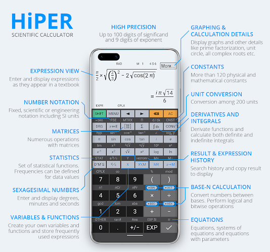 HiPER Scientific Calculator Screenshot 9