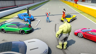 Superhero Tricky Car Stunts Screenshot 16