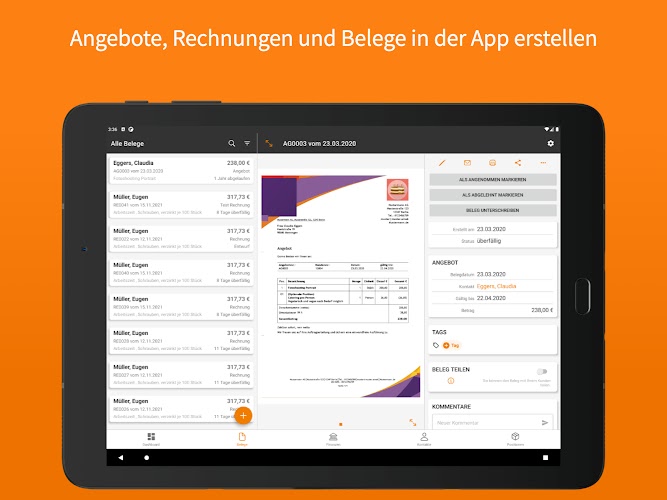 lexoffice - Online Buchhaltung Screenshot 10