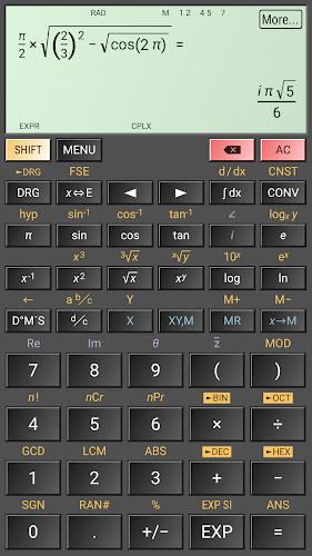 HiPER Scientific Calculator Screenshot 5