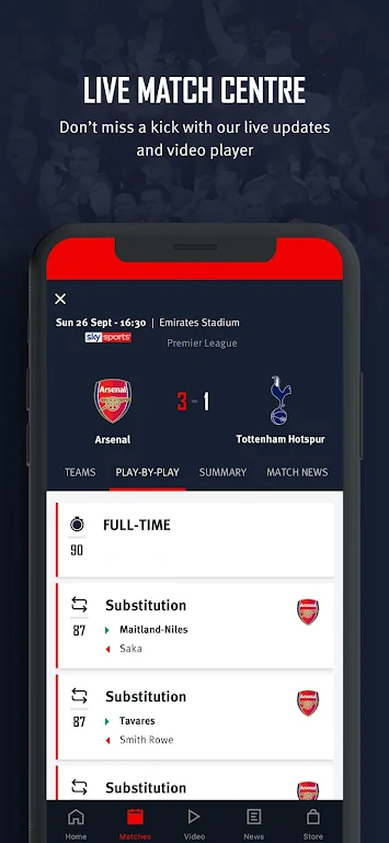 Arsenal Official App Screenshot 3