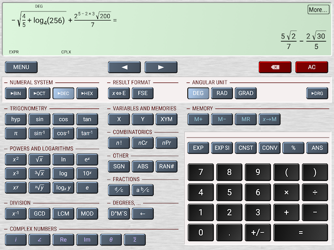 HiPER Scientific Calculator Screenshot 13