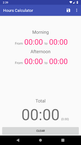 Hours Calculator Screenshot 1