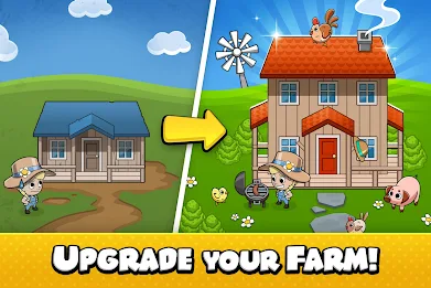 Idle Farm Tycoon - Merge Crops Screenshot 1