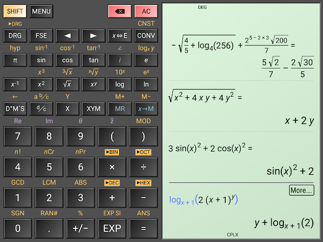 HiPER Scientific Calculator Screenshot 14