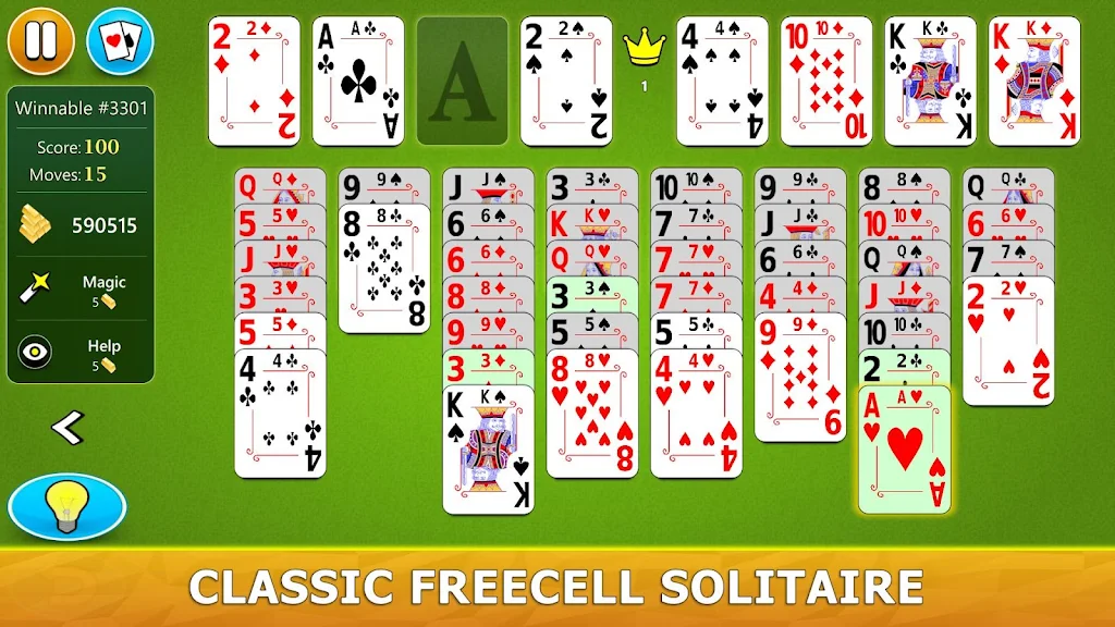 FreeCell Solitaire - Card Game Screenshot 1