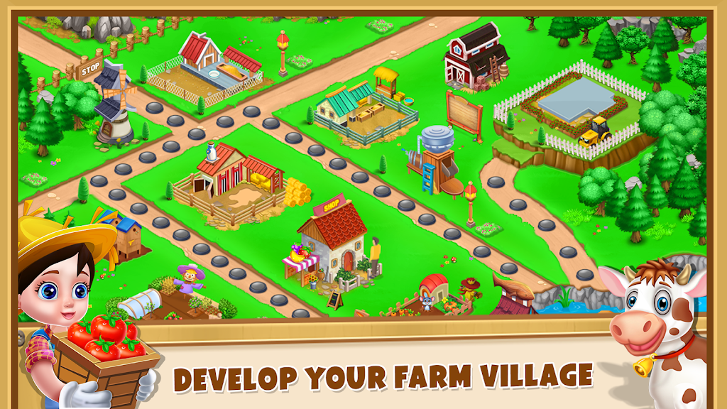 Farm House - Kid Farming Games Screenshot 2