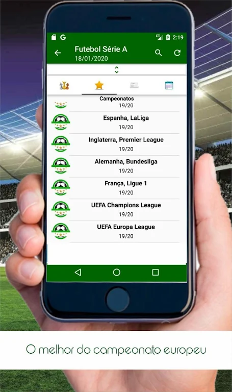 Futebol Série A Screenshot 2