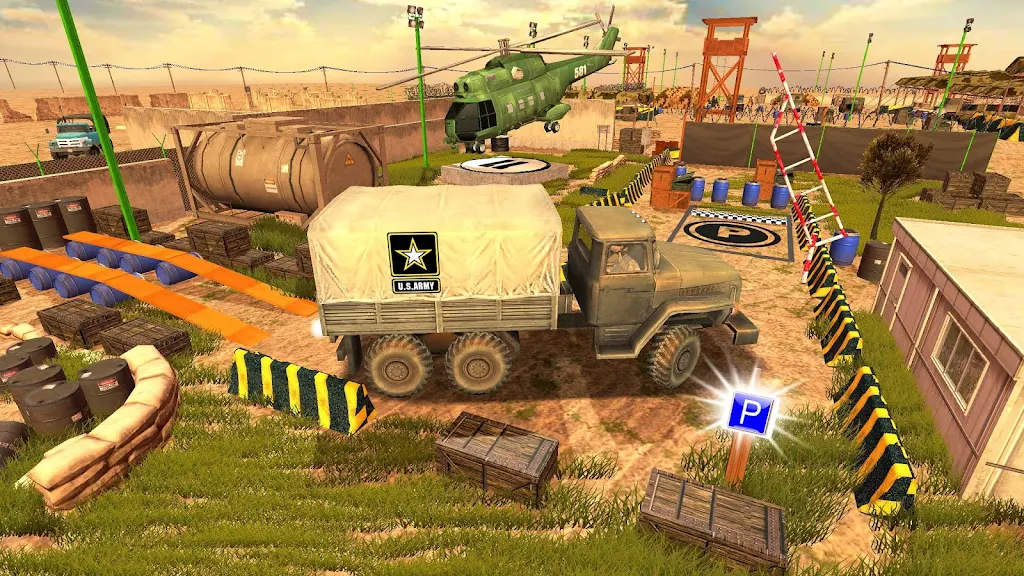 USA Army Truck Drive Simulator Screenshot 1