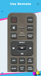 Remote Control for LG SoundBar Screenshot 1