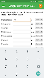 Weight Converter Screenshot 1