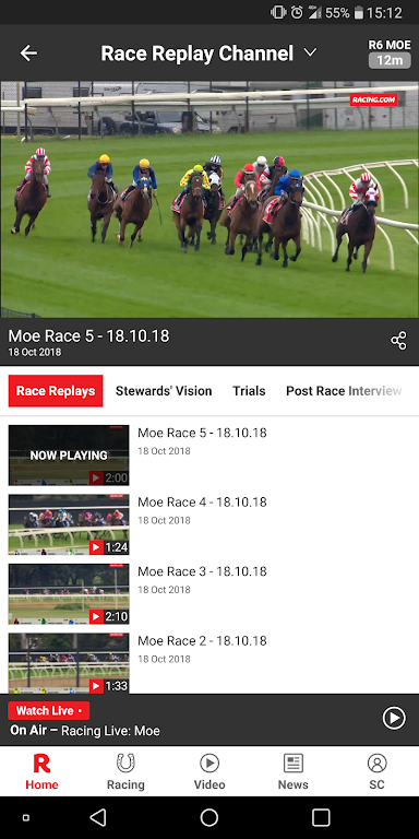 Racing.com Screenshot 2