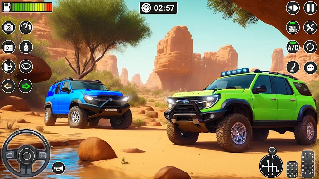 Trò chơi suv lái jeep offroad Screenshot 2