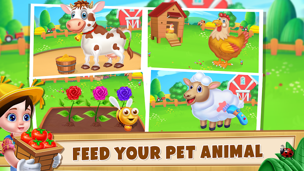 Farm House - Kid Farming Games Screenshot 3
