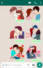 Love Story Stickers WASticker Screenshot 2