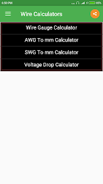 Wire Calculator Screenshot 1