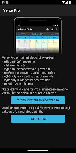 Kalendář CZ Screenshot 5