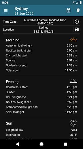 Sun Position, Sunrise & Sunset Screenshot 5