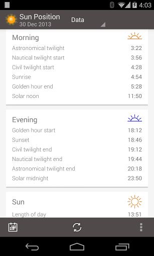Sun Position, Sunrise & Sunset Screenshot 26