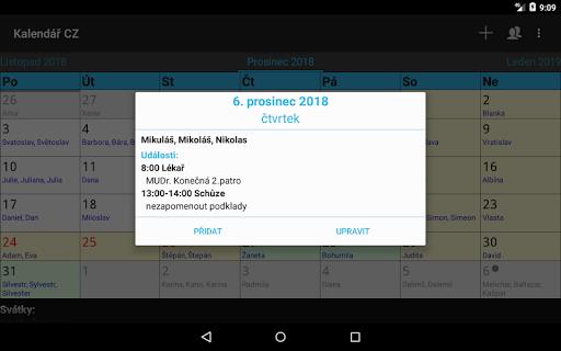 Kalendář CZ Screenshot 25