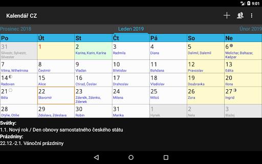 Kalendář CZ Screenshot 24