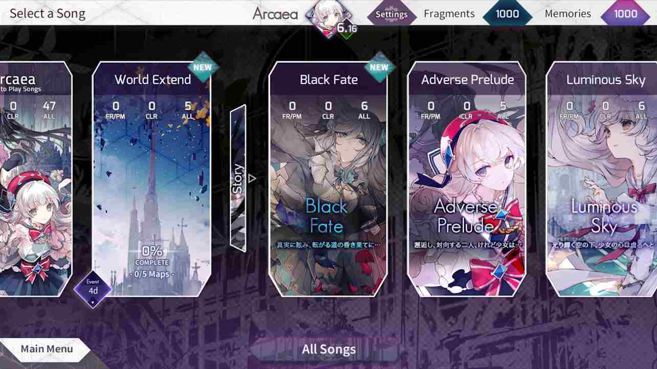 Arcaea Screenshot 2