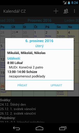 Kalendář CZ Screenshot 41