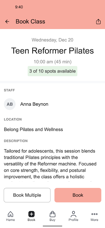 Belong Pilates and Wellness Screenshot 3