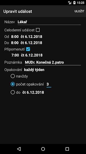 Kalendář CZ Screenshot 13