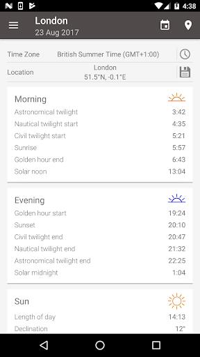 Sun Position, Sunrise & Sunset Screenshot 7