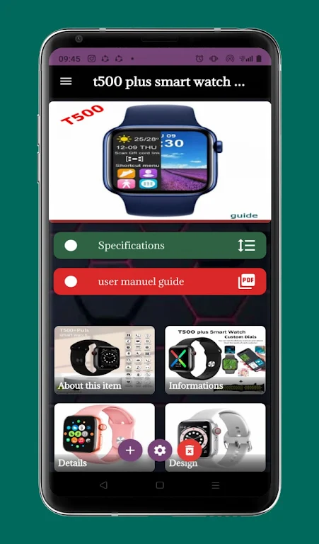 T500 plus smart watch guide Screenshot 2