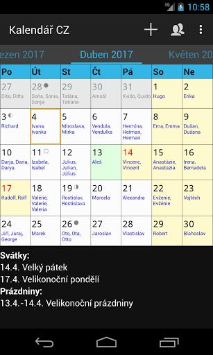 Kalendář CZ Screenshot 40