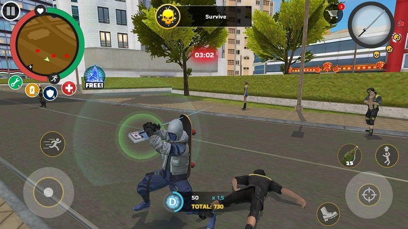 Rope Hero: Mafia City Wars Screenshot 1