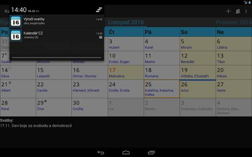 Kalendář CZ Screenshot 47