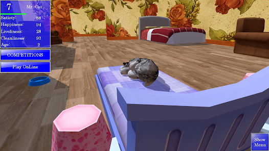 Cute Pocket Cat 3D Screenshot 3