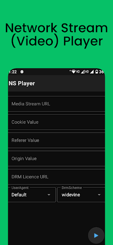 Network Stream (Video) Player Screenshot 1