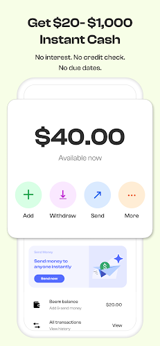 Beem: Instant Cash Advance App Screenshot 10