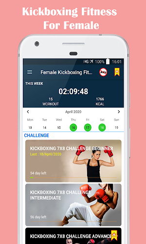 Female Kickboxing Self Defense Screenshot 1