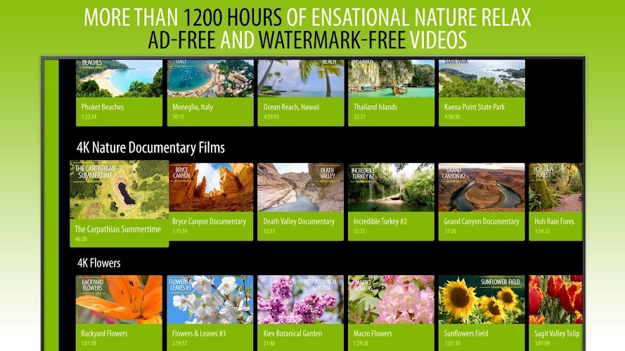 4K Nature Relax TV Screenshot 18
