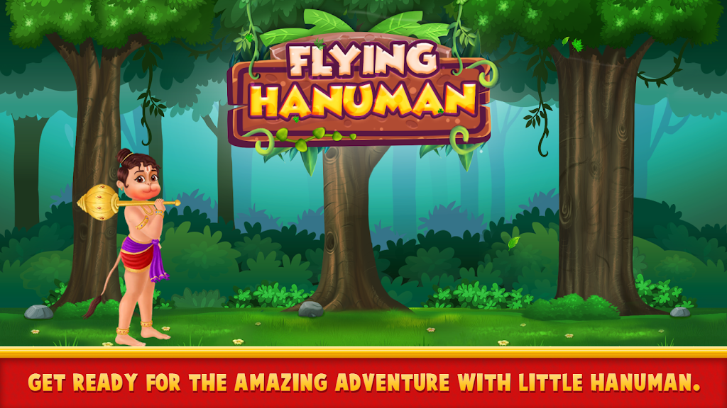 Flying Hanuman Adventure Game Screenshot 1
