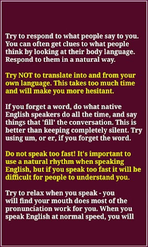 Speaking Skills Screenshot 4