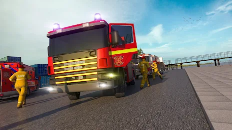 911 Rescue Fire Truck 3d Games Screenshot 1
