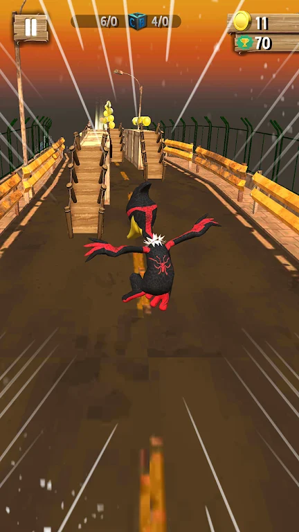 Cartoon Bird Runner: Circus Screenshot 3