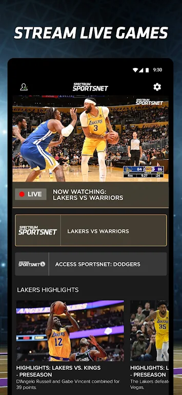 Spectrum SportsNet: Live Games Screenshot 3